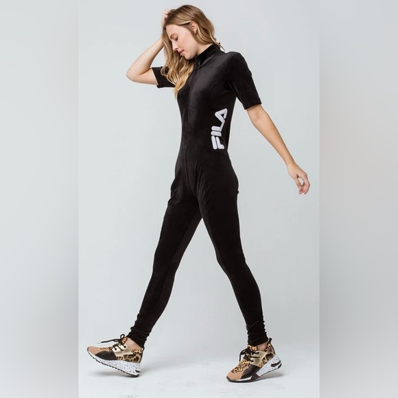 Fila velour jumpsuit - Picture 1 of 7